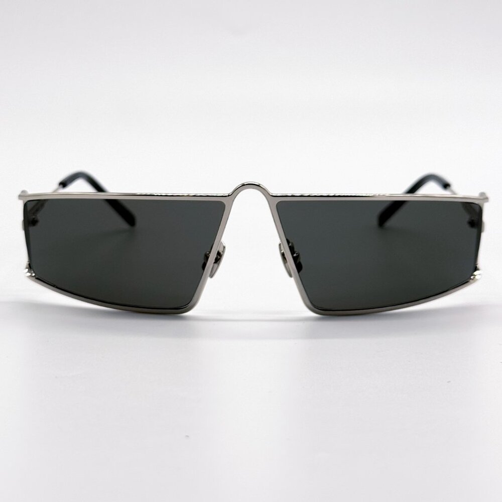 NEW SAINT LAURENT SL 606 002 SILVER SL606 002 WOMEN SUNGLASSES SAINT LAURENT - Picture 4 of 11